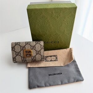 Gucci x Balenciaga The Hacker Project Trifold Wallet GG Supreme